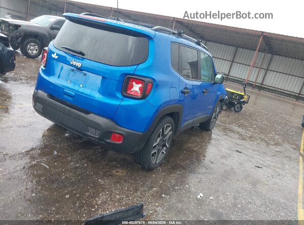 ZACNJAAB8LPM19640 2020 JEEP RENEGADE Синий Задняя правая четверть