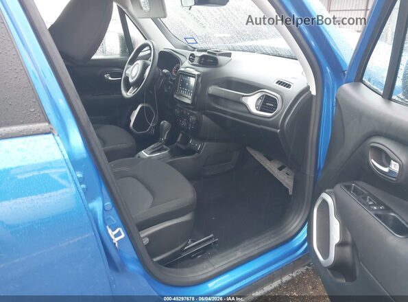 ZACNJAAB8LPM19640 2020 JEEP RENEGADE Синий Вид салона спереди