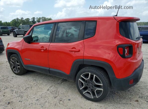ZACNJAAB9LPL76457 2020 JEEP RENEGADE Red უკანა მარცხენა