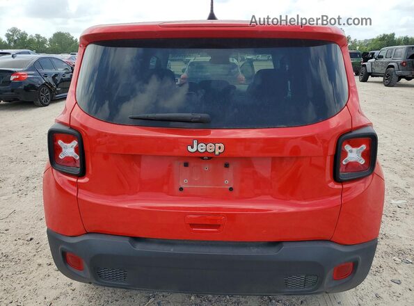 ZACNJAAB9LPL76457 2020 JEEP RENEGADE Red უკანა ხედი