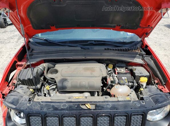 ZACNJAAB9LPL76457 2020 JEEP RENEGADE Red ძრავის განყოფილების ხედი
