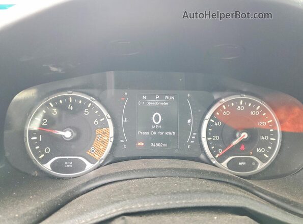 ZACNJAAB9LPL76457 2020 JEEP RENEGADE Red ხელსაწყოთა პანელის ხედი