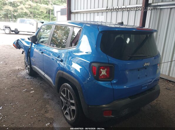 ZACNJAABXLPL75012 2020 JEEP RENEGADE Синий Задняя левая четверть