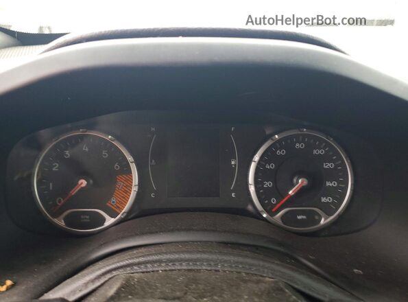 ZACNJABB0LPL34595 2020 JEEP RENEGADE Silver Widok zestawu wskaźników