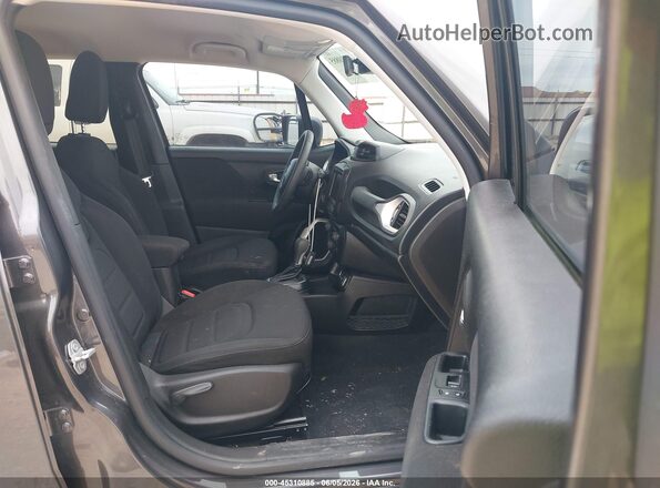 ZACNJABB0LPL70089 2020 JEEP RENEGADE Gray Вид салону спереду