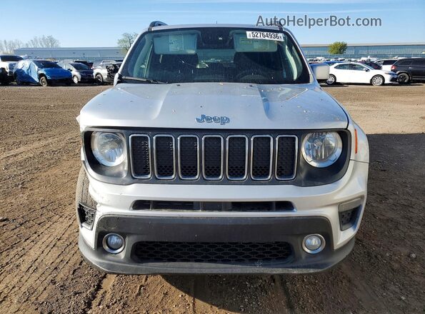 ZACNJABB1KPK02668 2019 JEEP RENEGADE Silver Դիմացի տեսք