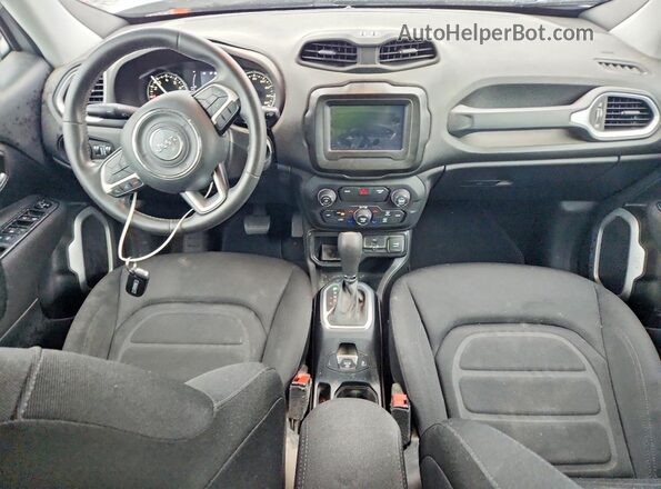 ZACNJABB1KPK08566 2019 JEEP RENEGADE Silver Dashboard view