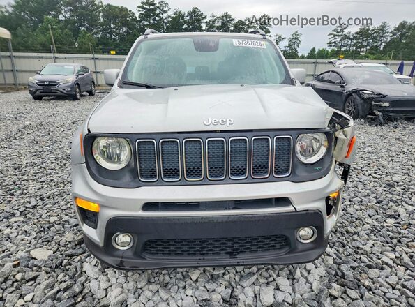 ZACNJABB1KPK08566 2019 JEEP RENEGADE Silver Front view