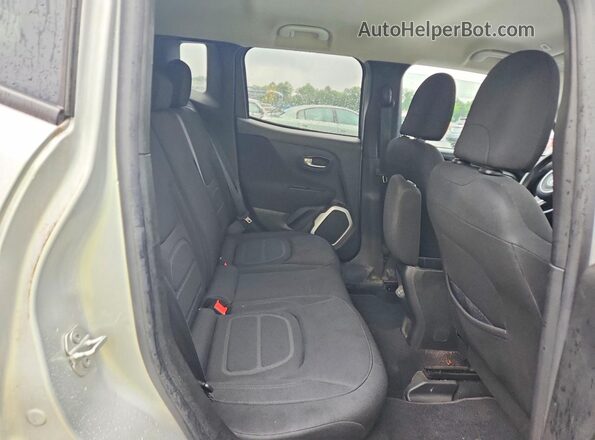 ZACNJABB1KPK08566 2019 JEEP RENEGADE Silver Rear seats view