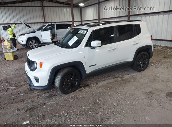 ZACNJABB2KPJ88778 2019 JEEP RENEGADE White Առջևի ձախ երեք քառորդ տեսարան