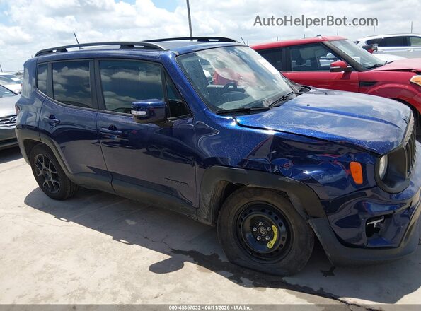 ZACNJABB2KPK61664 2019 JEEP RENEGADE Blue Սալոնի հետևի տեսք