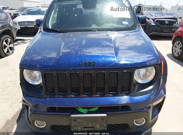 ZACNJABB2KPK61664 2019 JEEP RENEGADE Blue Սարքավորումների վահանակի տեսք