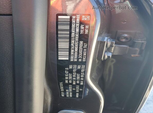 ZACNJABB2KPK85849 2019 JEEP RENEGADE Gray Vista de la etiqueta del VIN
