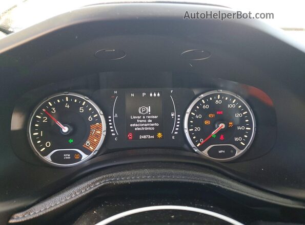 ZACNJABB2KPK85849 2019 JEEP RENEGADE Gray Vista del cuadro de instrumentos