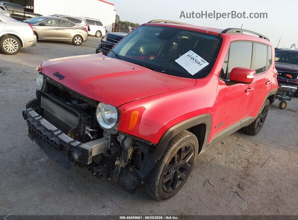 ZACNJABB3KPJ86862 2019 JEEP RENEGADE Red Przód lewy