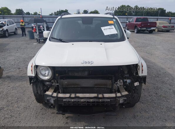 ZACNJABB3KPJ90345 2019 JEEP RENEGADE White Vista del cuadro de instrumentos