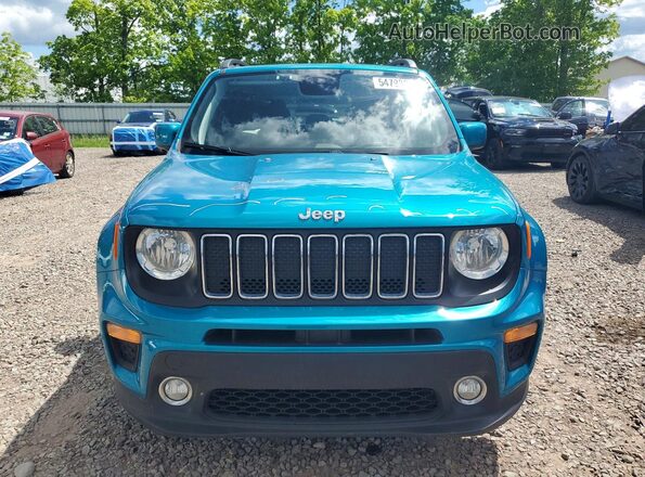 ZACNJABB3KPK48423 2019 JEEP RENEGADE Turquoise Vista frontal