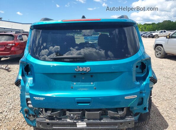 ZACNJABB3KPK48423 2019 JEEP RENEGADE Turquoise Vista trasera
