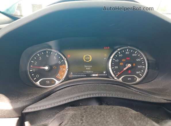 ZACNJABB3KPK48423 2019 JEEP RENEGADE Turquoise Vista del cuadro de instrumentos