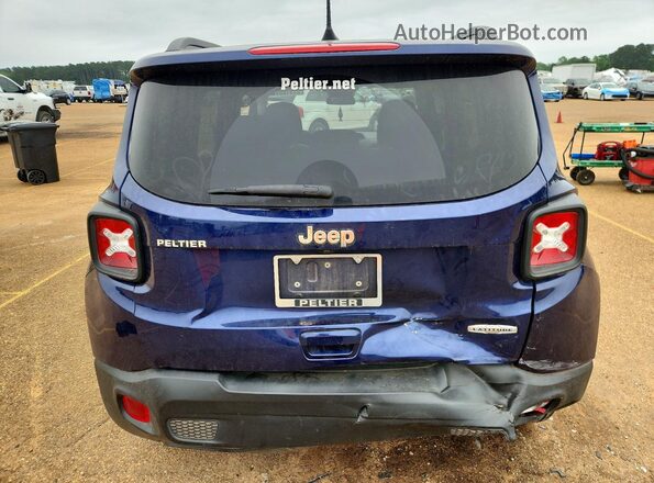 ZACNJABB3KPK69417 2019 JEEP RENEGADE Blue Вид ззаду