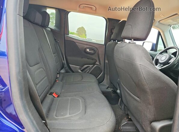 ZACNJABB3KPK69417 2019 JEEP RENEGADE Blue Вид задніх сидінь