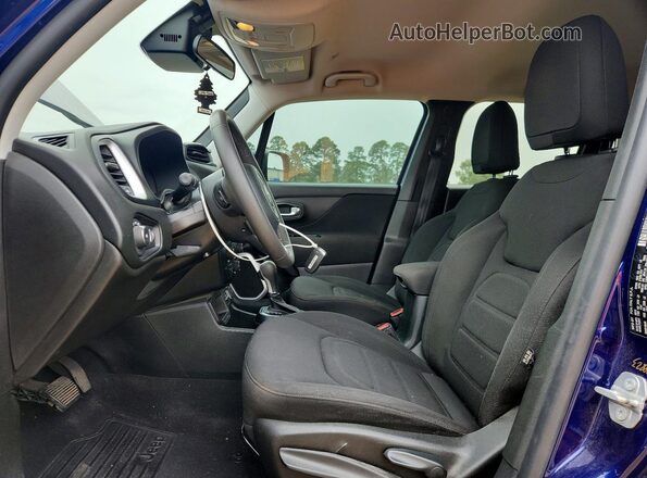 ZACNJABB3KPK69417 2019 JEEP RENEGADE Blue Вид салону спереду