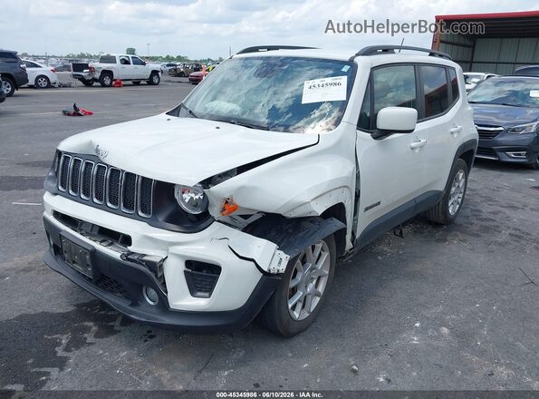 ZACNJABB3KPK81843 2019 JEEP RENEGADE White Vista tres cuartos delantera izquierda