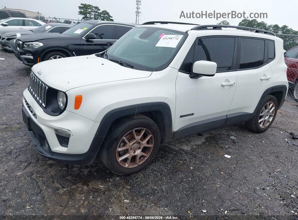 ZACNJABB4KPK82452 2019 JEEP RENEGADE White Առջևի ձախ երեք քառորդ տեսարան