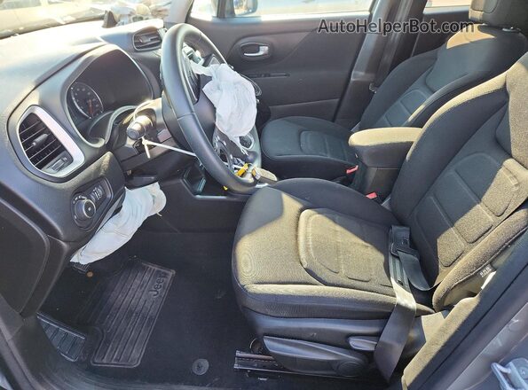 ZACNJABB4LPL01146 2020 JEEP RENEGADE Gray Front interior view