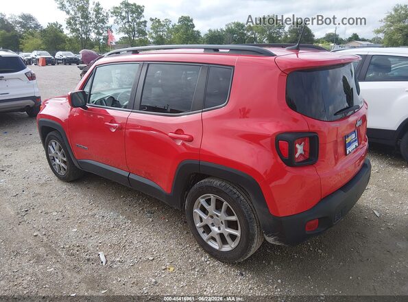 ZACNJABB6KPK07333 2019 JEEP RENEGADE Red უკანა მარცხენა