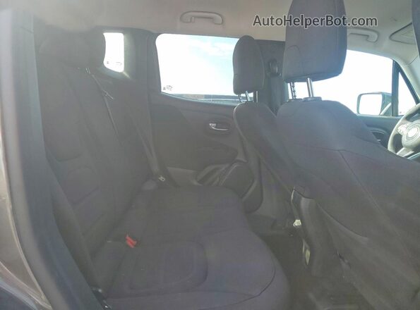 ZACNJABB7KPK84440 2019 JEEP RENEGADE Gray უკანა სალონის ხედი