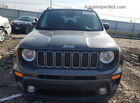 ZACNJABB7KPK84440 2019 JEEP RENEGADE Gray წინა ხედი