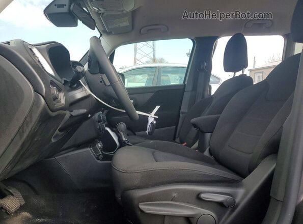 ZACNJABB7KPK84440 2019 JEEP RENEGADE Gray წინა სალონის ხედი
