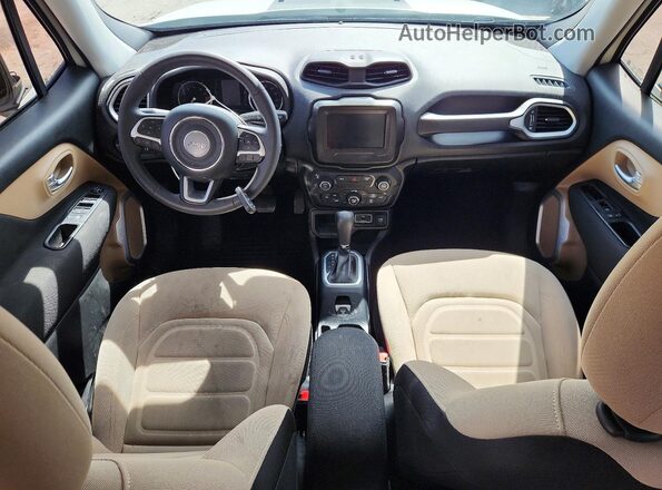 ZACNJABB8LPL04258 2020 JEEP RENEGADE White Առջևի վահանակի տեսք
