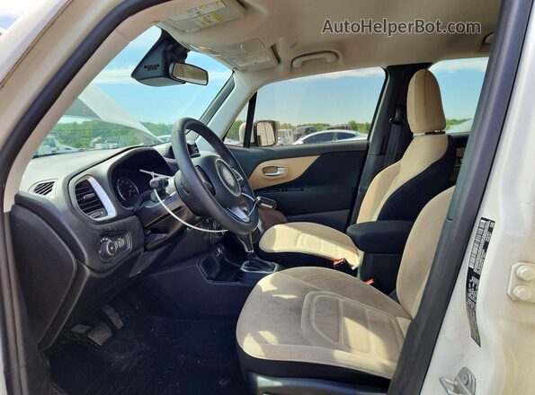 ZACNJABB8LPL04258 2020 JEEP RENEGADE White Սալոնի դիմացի տեսք