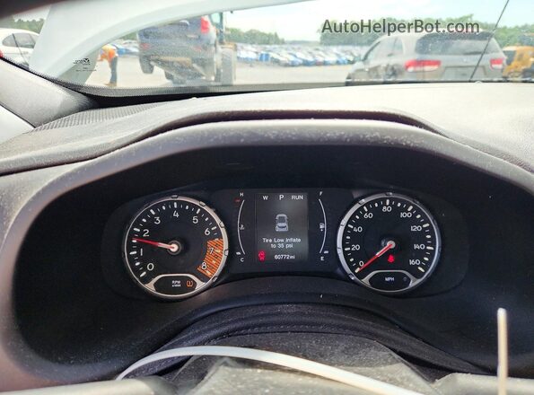 ZACNJABB8LPL04258 2020 JEEP RENEGADE White Սարքավորումների վահանակի տեսք