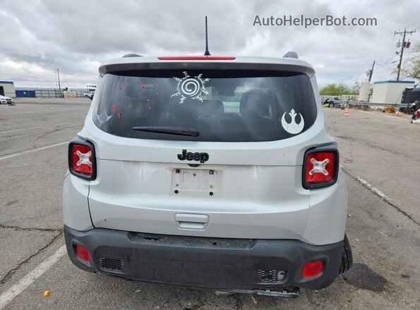 ZACNJABB9KPK40410 2019 JEEP RENEGADE Silver უკანა ხედი