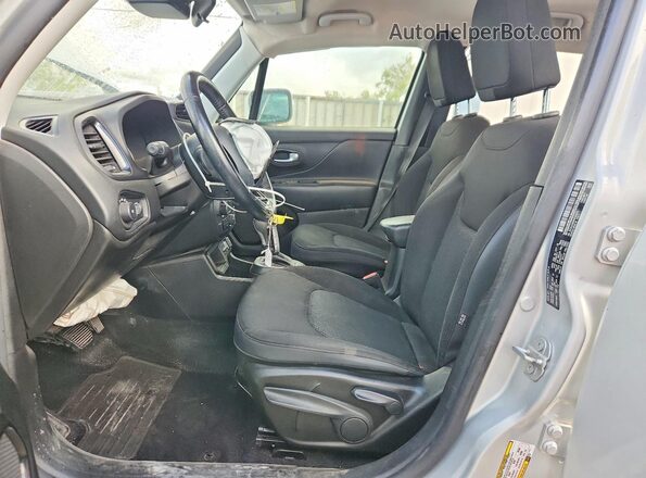 ZACNJABB9KPK40410 2019 JEEP RENEGADE Silver წინა სალონის ხედი