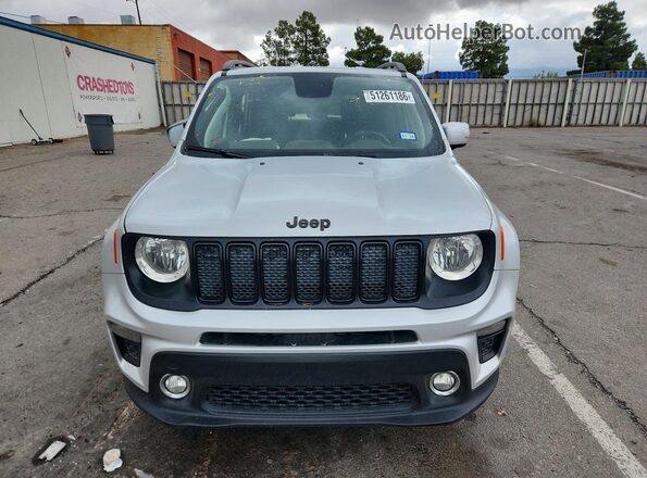 ZACNJABB9KPK40410 2019 JEEP RENEGADE Silver წინა ხედი