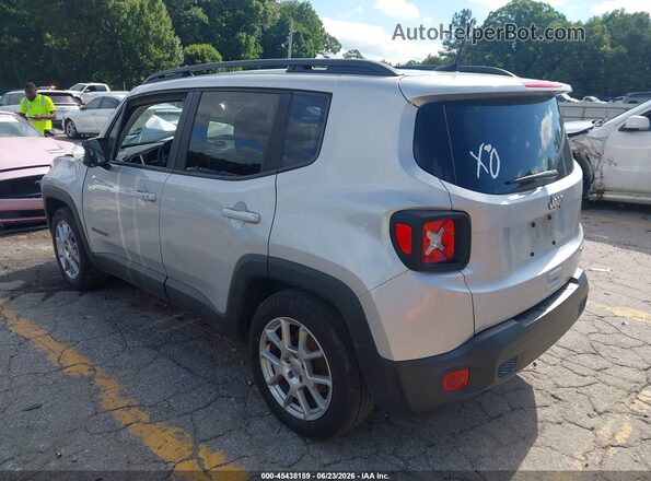 ZACNJABBXKPK84190 2019 JEEP RENEGADE Серебряный Задняя левая четверть