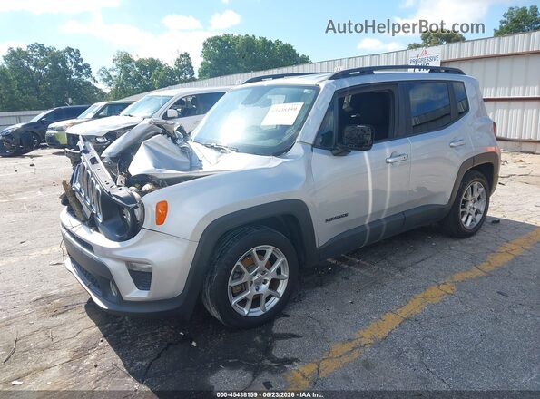 ZACNJABBXKPK84190 2019 JEEP RENEGADE Серебряный Передняя левая четверть