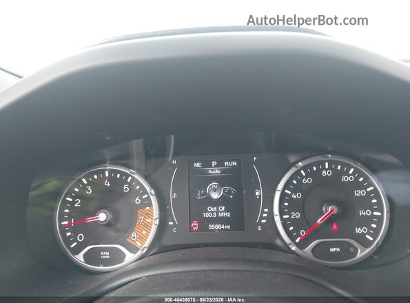 ZACNJBA17LPK96376 2020 JEEP RENEGADE White Widok tylnych siedzeń