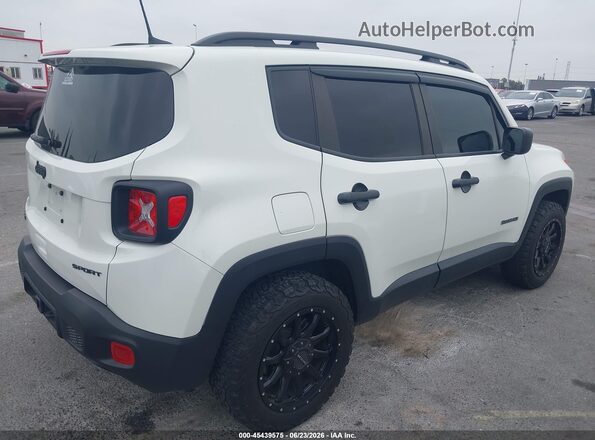 ZACNJBA17LPK96376 2020 JEEP RENEGADE White Tył prawy