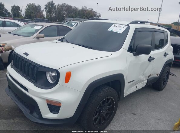ZACNJBA17LPK96376 2020 JEEP RENEGADE White Przód lewy