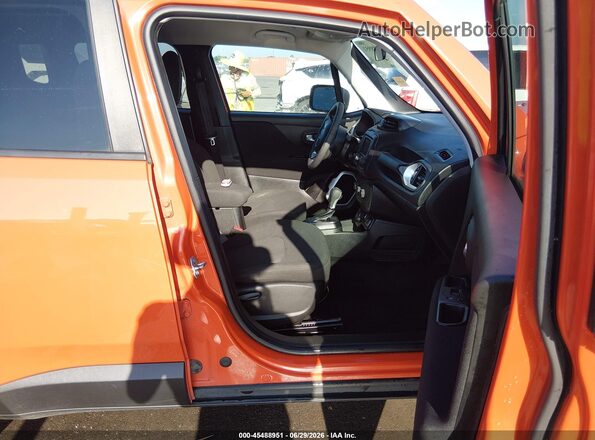 ZACNJBAB0KPJ77124 2019 JEEP RENEGADE Orange Front interior view