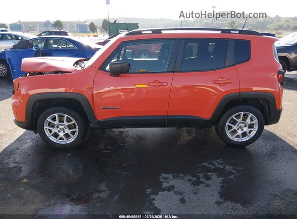 ZACNJBAB0KPJ77124 2019 JEEP RENEGADE Orange 360 interior view