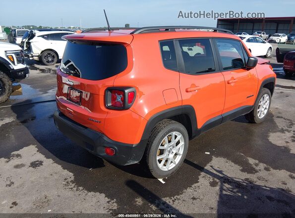 ZACNJBAB0KPJ77124 2019 JEEP RENEGADE Orange Rear right