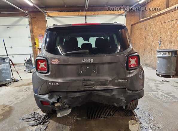 ZACNJBAB0KPK03401 2019 JEEP RENEGADE Charcoal Widok z tyłu
