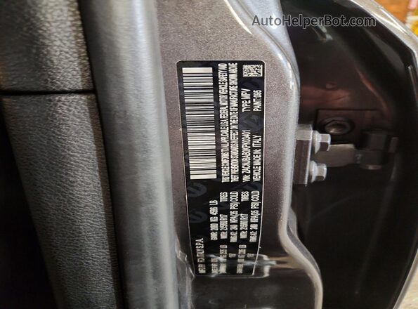 ZACNJBAB0KPK03401 2019 JEEP RENEGADE Charcoal Widok naklejki z numerem VIN