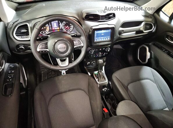 ZACNJBAB0KPK03401 2019 JEEP RENEGADE Charcoal Widok deski rozdzielczej